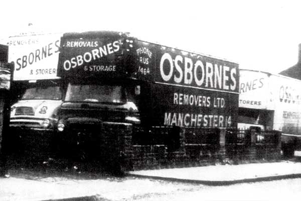 Osbornes Removers archive 1960s removal van image
